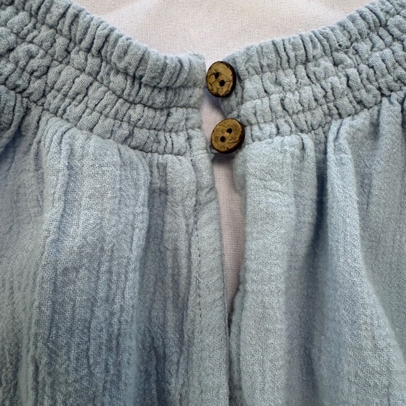 Free People For the Moment Mini Dress Blue Size XL - Picture 9 of 13